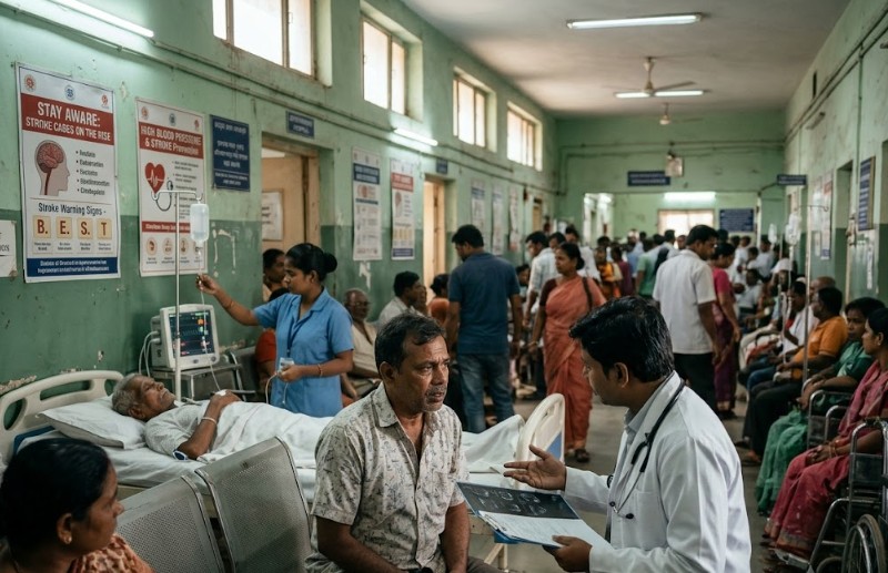 Stroke Cases More Than Double in Odisha in Two Years, Raising Health Concerns